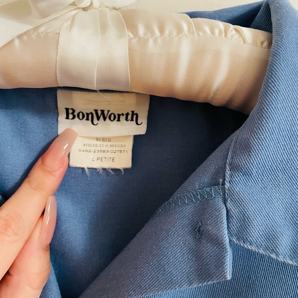 VINTAGE 80s Safari Chambray Shirt - Picture 4 of 5